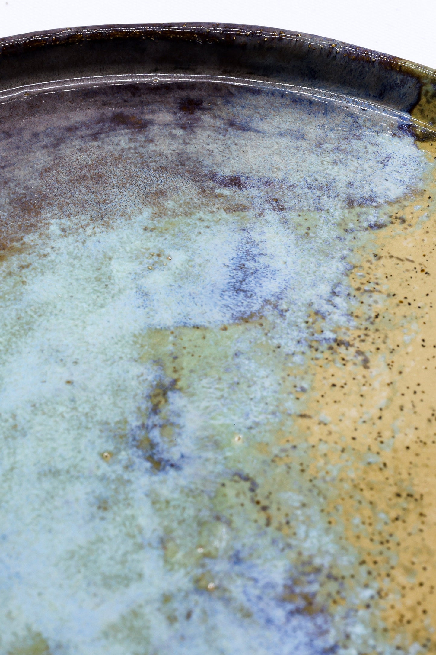 27 cm Shoreline Stoneware Handmade Ceramic Dinner Plate Ribera Handmade Ceramics