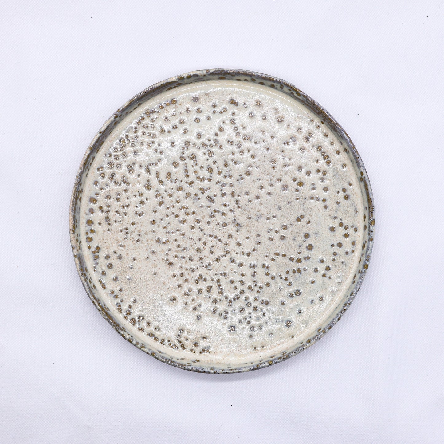 23 cm Saltfoam Stoneware Handmade Ceramic Dinner Plate Ribera Handmade Ceramics