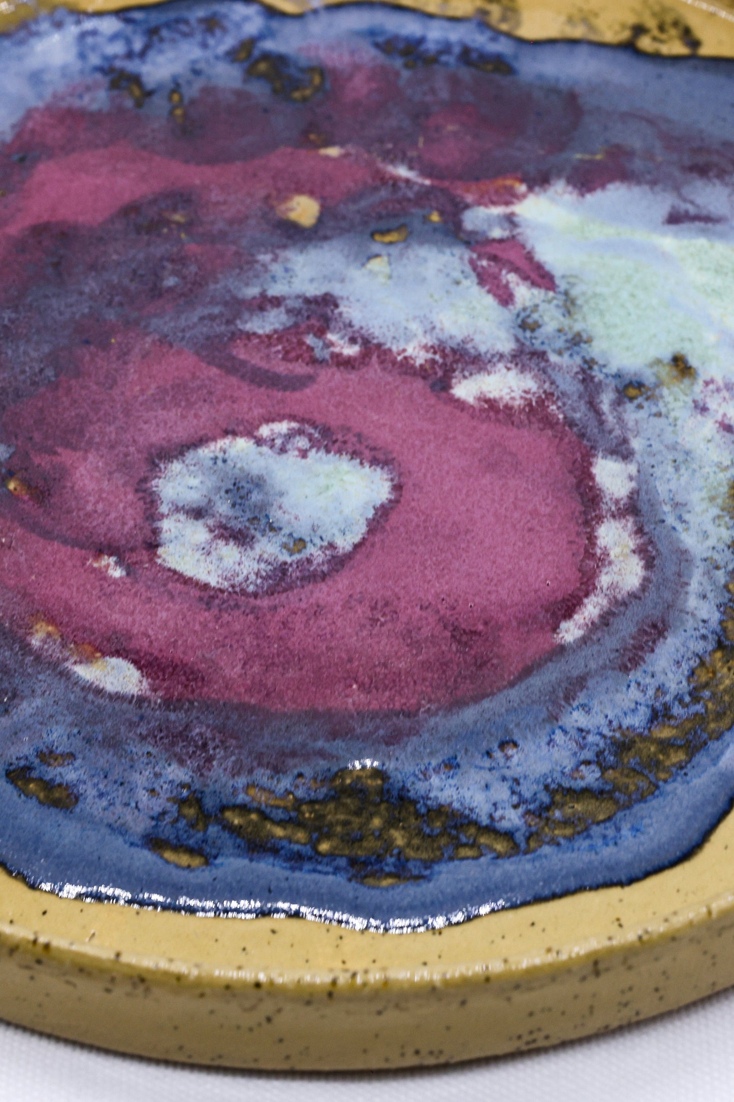 23 cm Berrywave Stoneware Handmade Ceramic Dinner Plate Ribera Handmade Ceramics