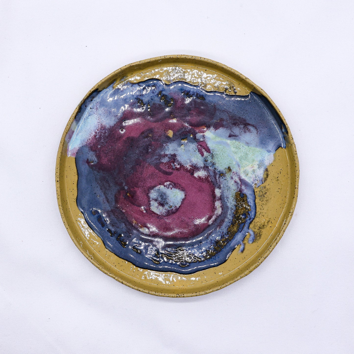 23 cm Berrywave Stoneware Handmade Ceramic Dinner Plate Ribera Handmade Ceramics