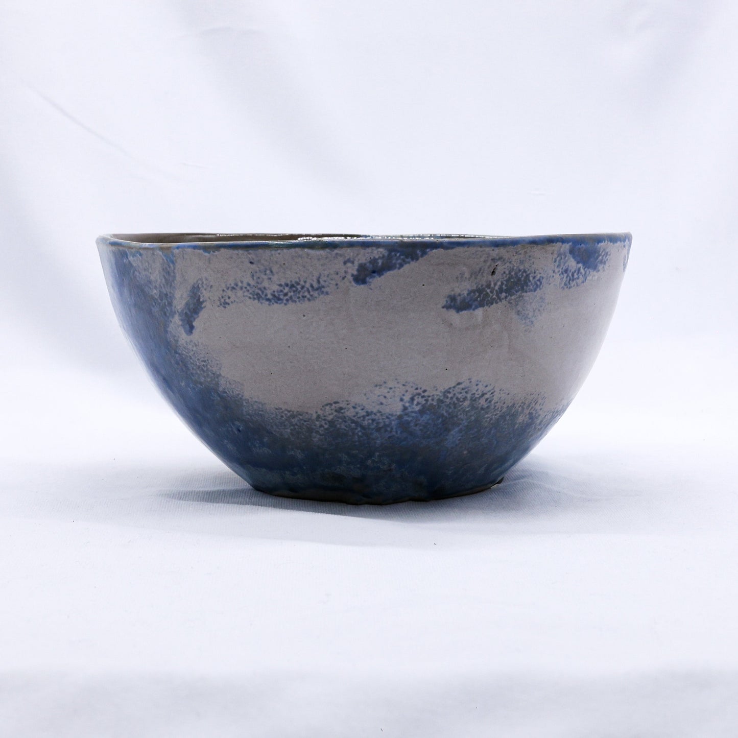 Large Stone Reef Blue Handmade Ceramic Stoneware Dinner Bowl Ribera Handmade Ceramics
