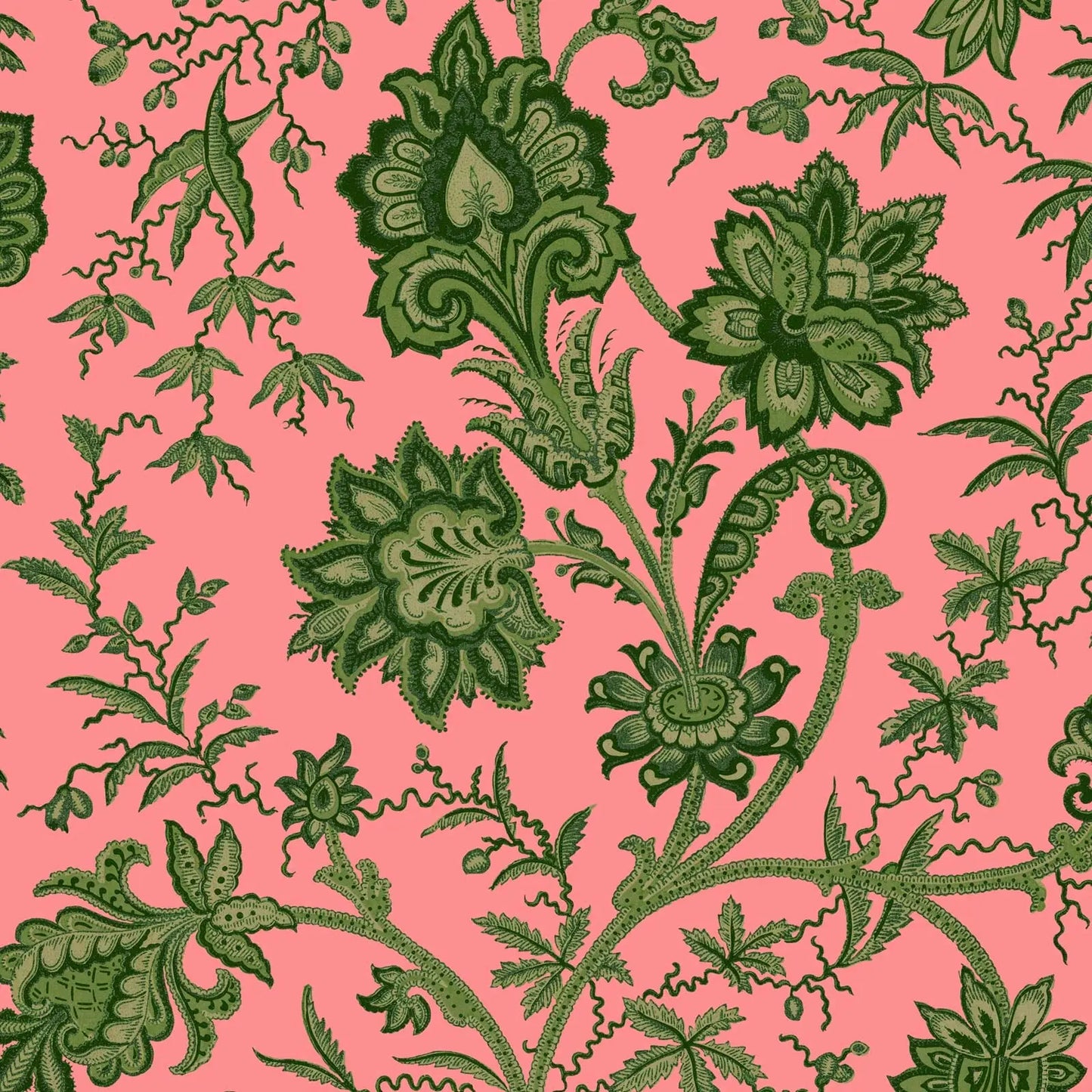 INDIENNE Wallpaper - Amaranth And Juniper House of Hackney