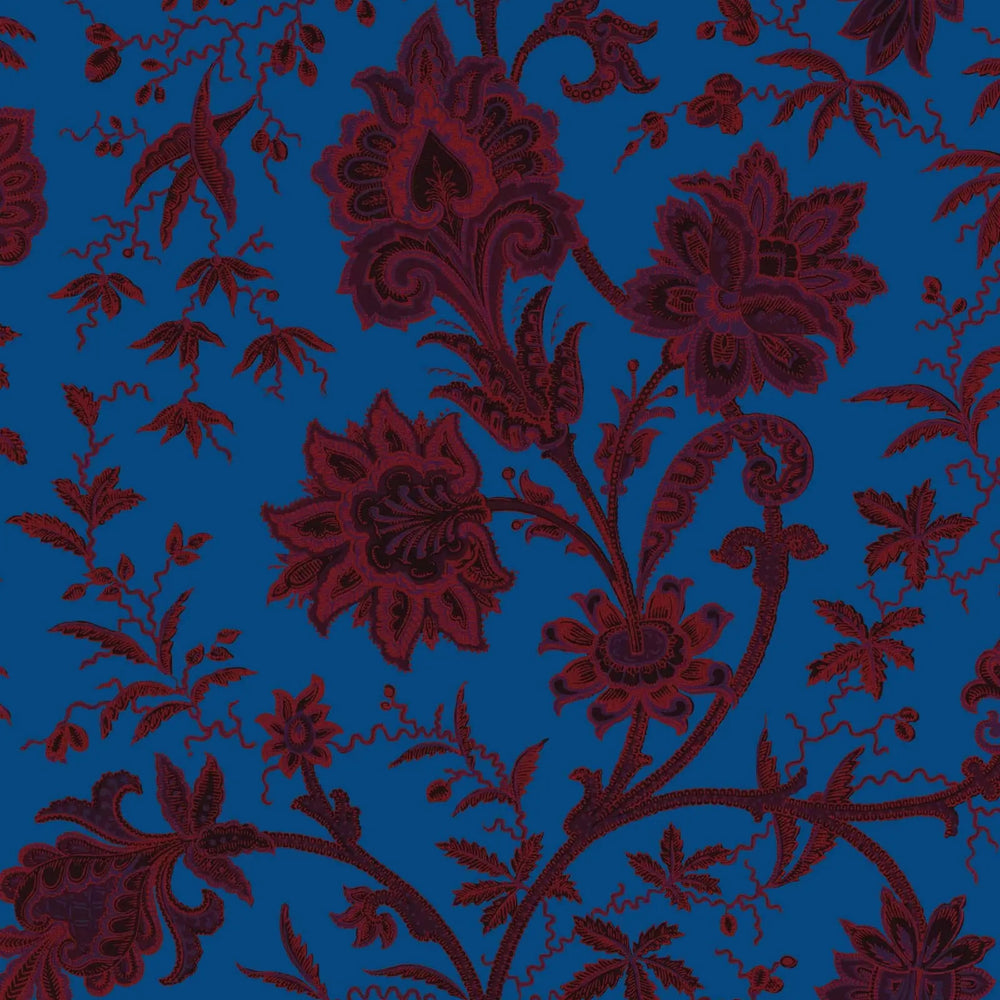 INDIENNE Wallpaper - Lapis Blue House of Hackney