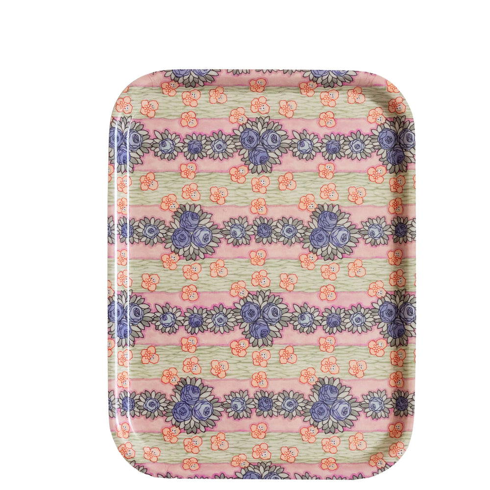 Ida Wooden Tray Print Sisters