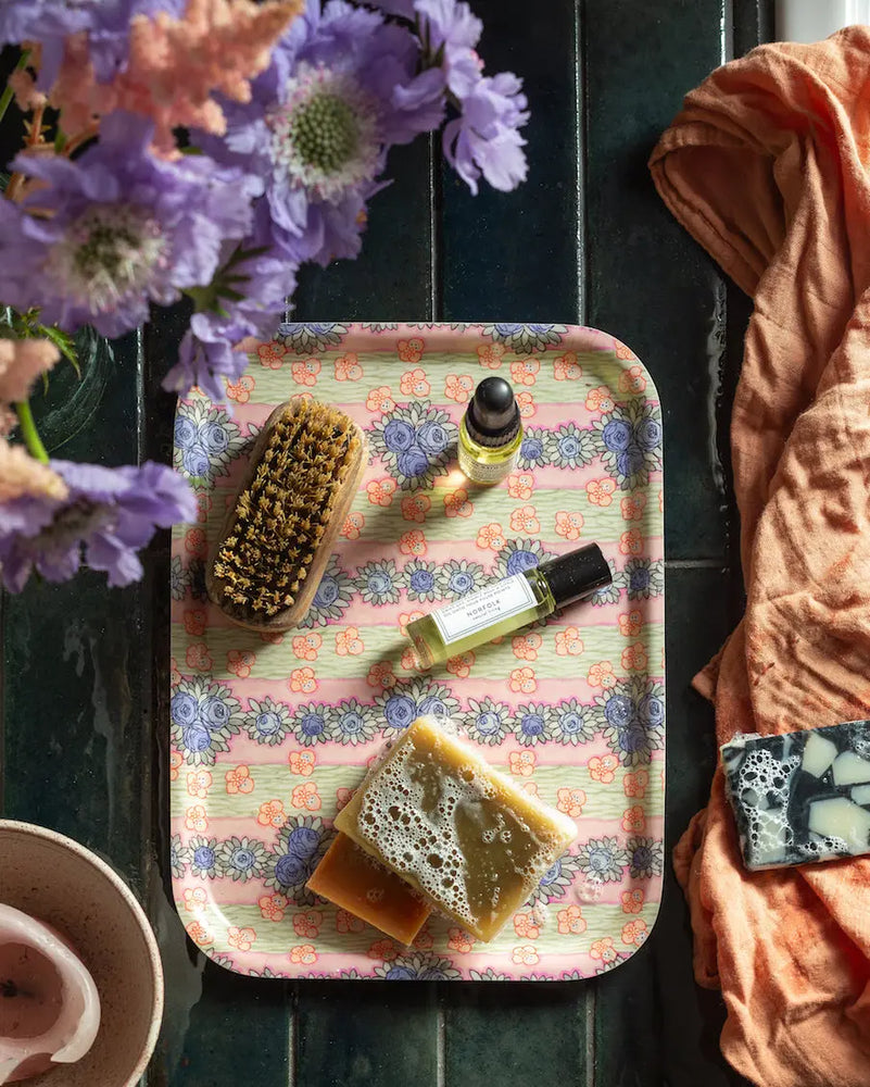 Ida Wooden Tray Print~Sisters