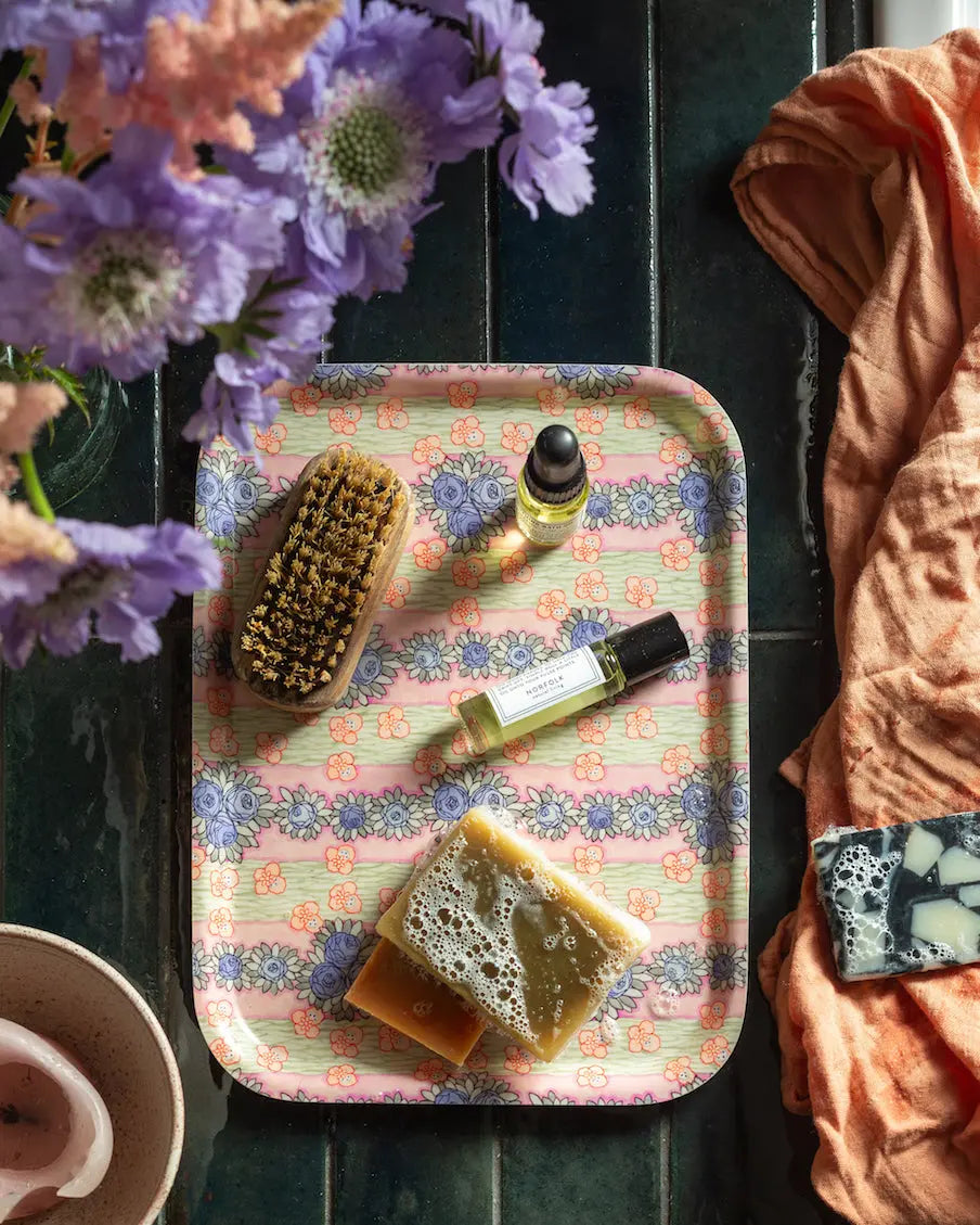 Ida Wooden Tray Print~Sisters