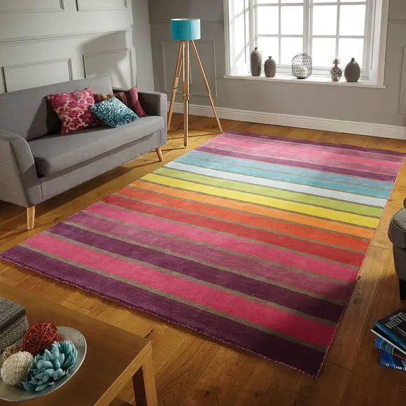 Illusion Candy Rug Dunelm