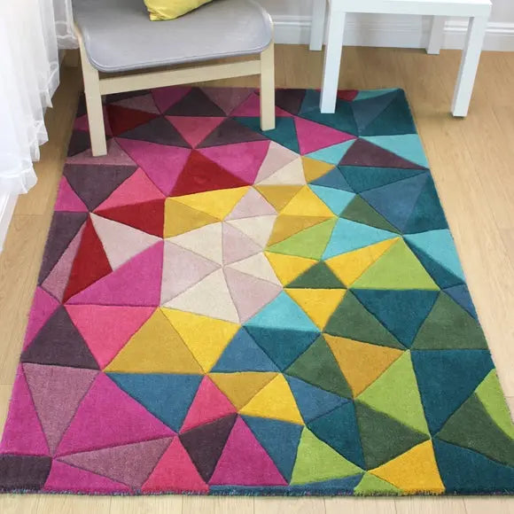 Illusion Falmouth Geometric Rug Dunelm