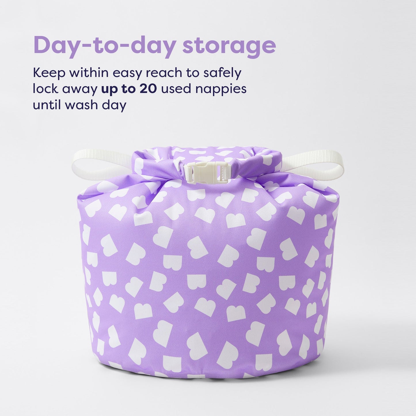 Stay At Home Wet Nappy Bag in Brave Bambino Mio (UK)