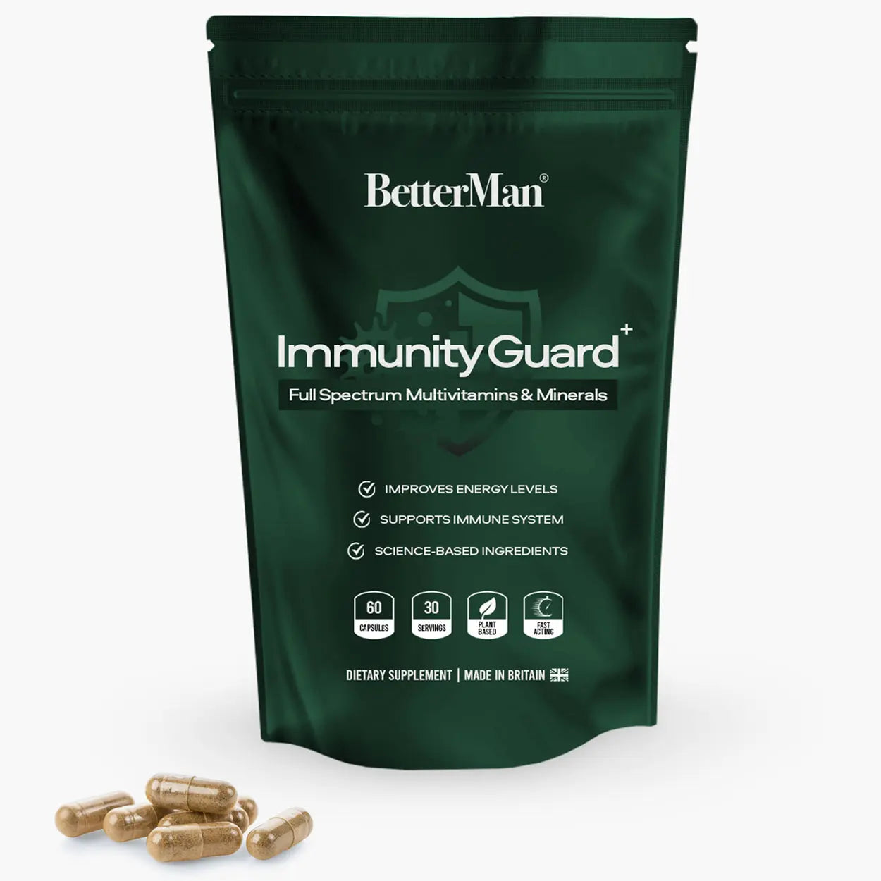 Immunity Guard - Full Spectrum Vitamins & Minerals BetterMan Labs