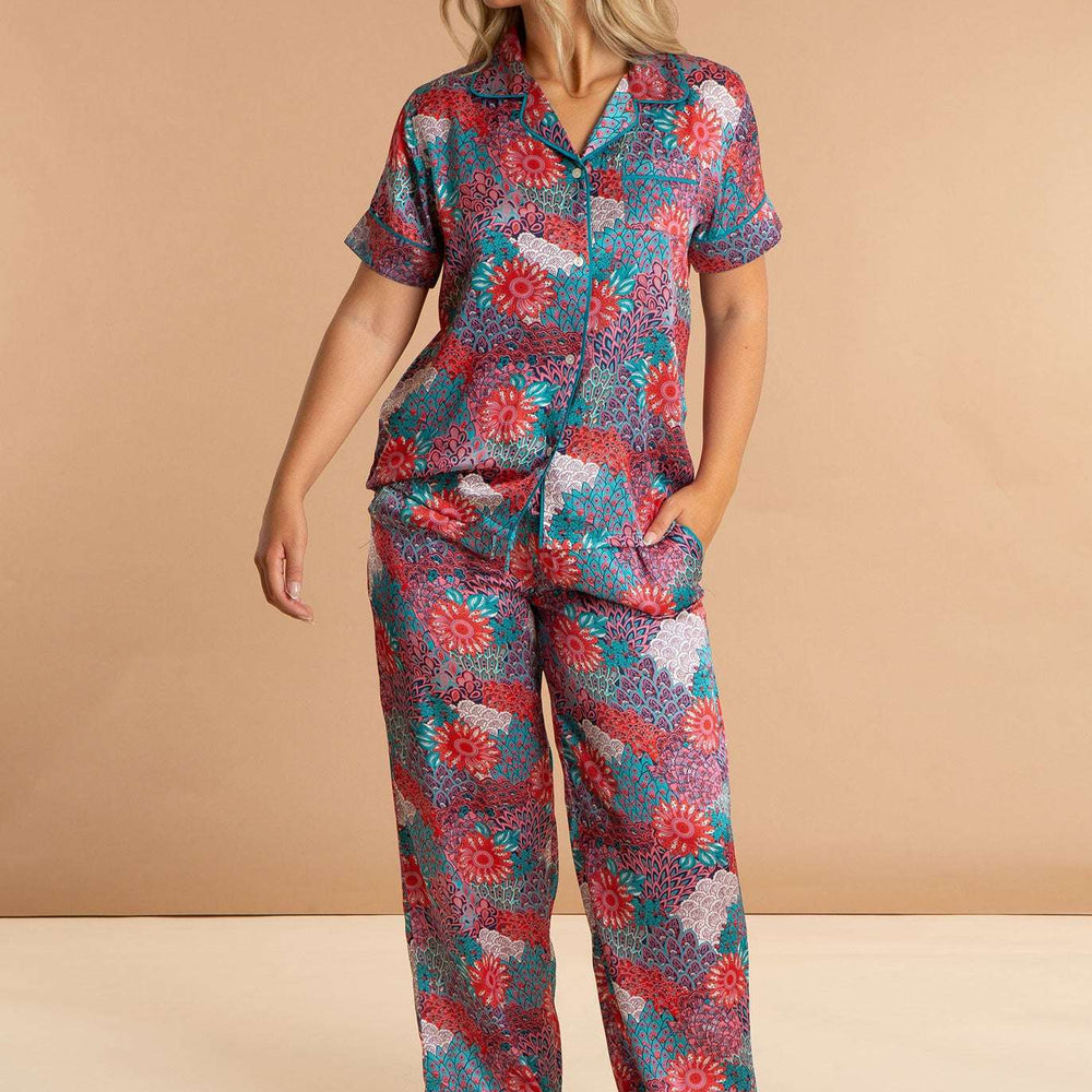 Peacock Women's Satin Pyjamas inara
