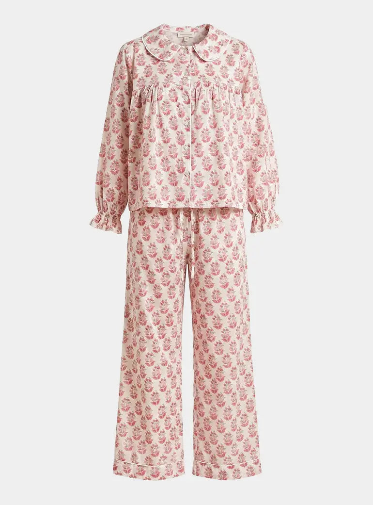 Inca Red Women's Pyjama Trouser Set WooWoo London