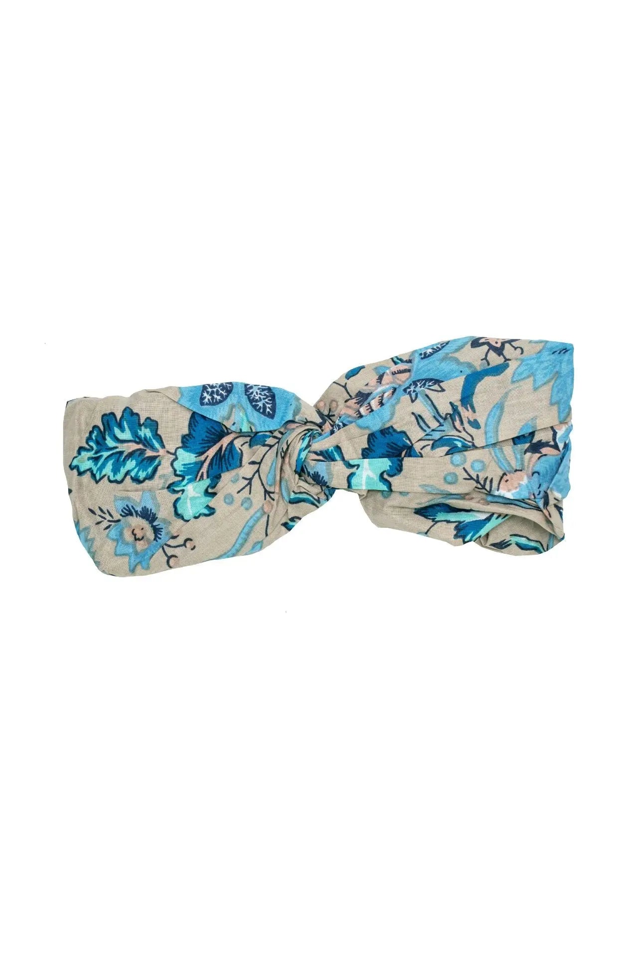 Indigo Lotus Cotton Hair Scarf inara
