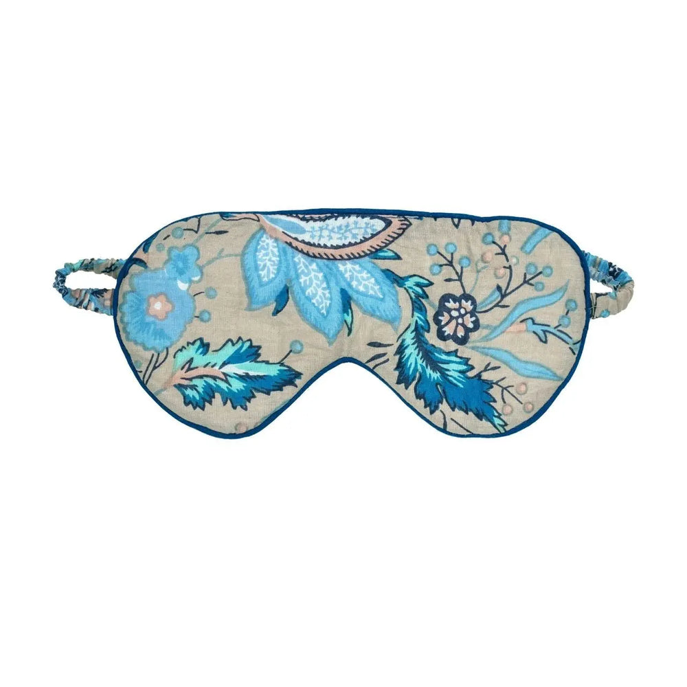 Indigo Lotus Cotton Sleep Mask inara