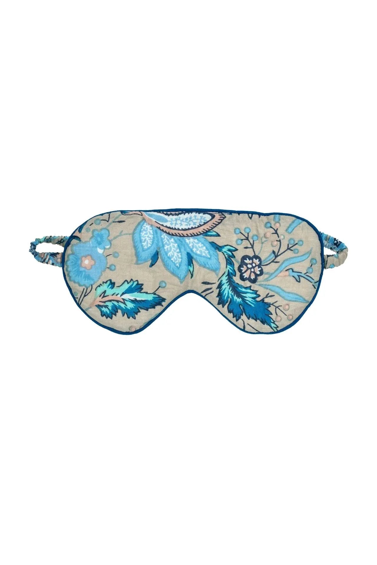 Indigo Lotus Cotton Sleep Mask inara