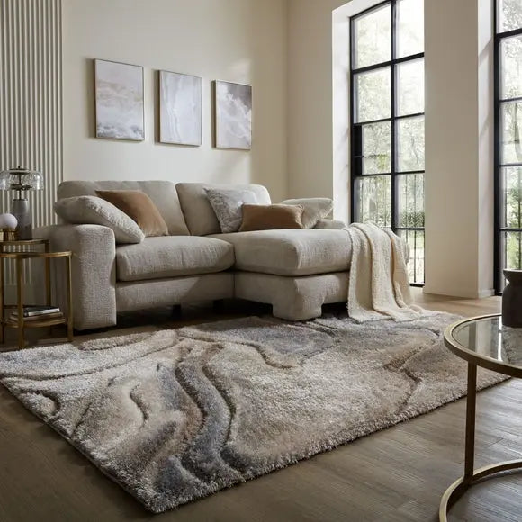 Indulgence Marble Rug Dunelm