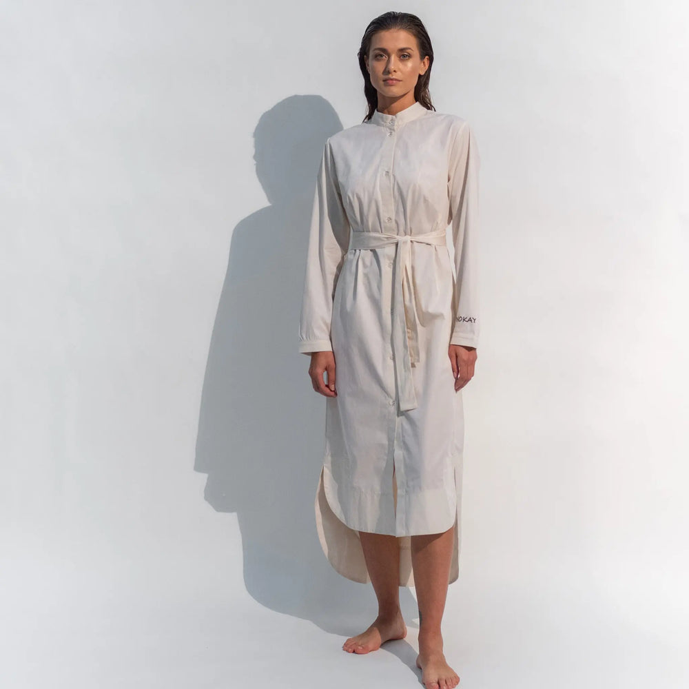 Inner Matters organic cotton Dress White NOKAYA
