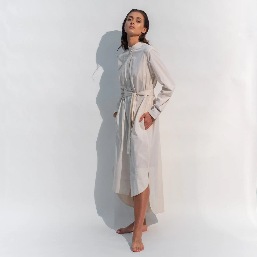 Inner Matters organic cotton Dress White NOKAYA