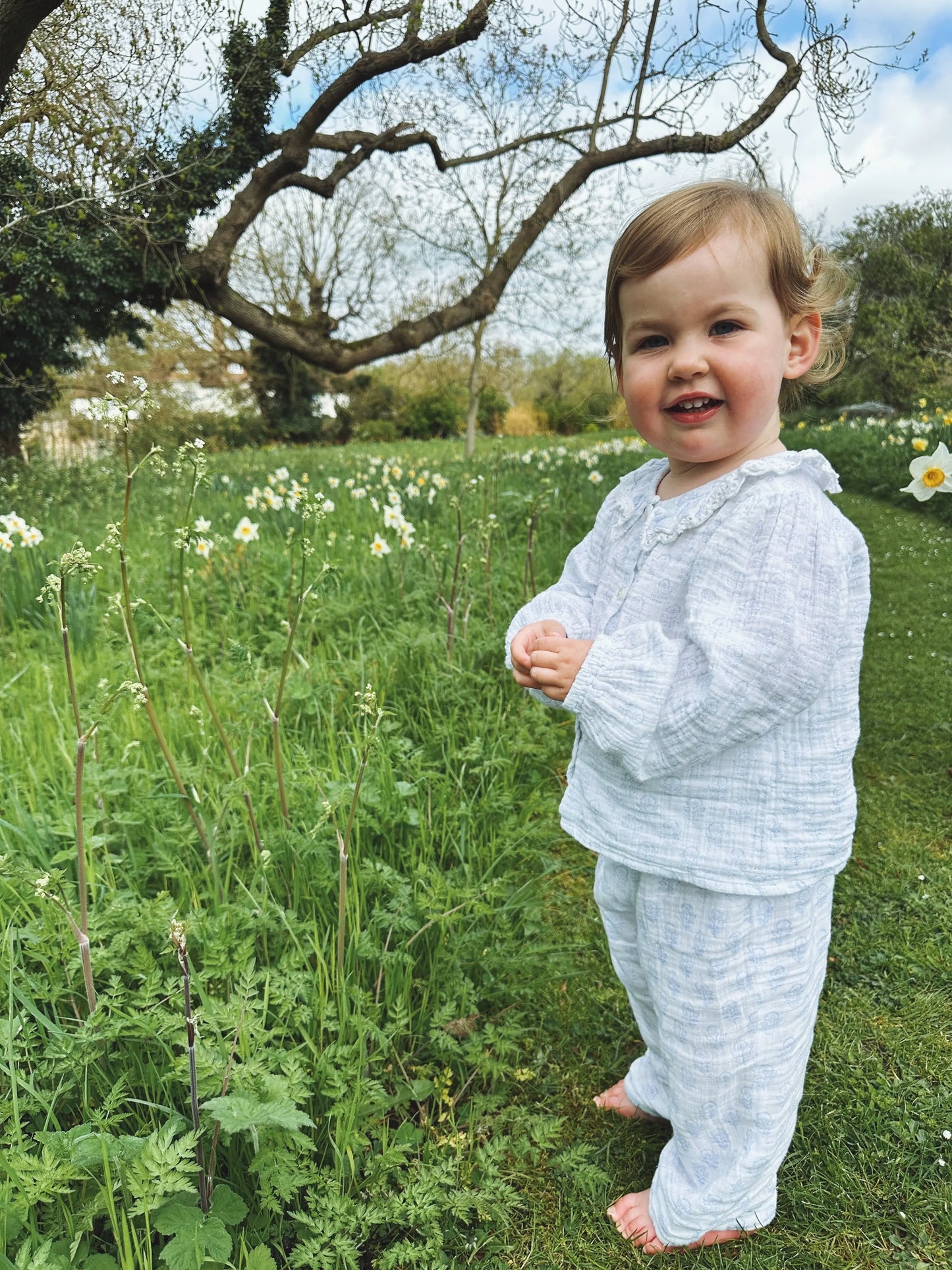 Iris Kids Pyjama Trouser Set Kapara London