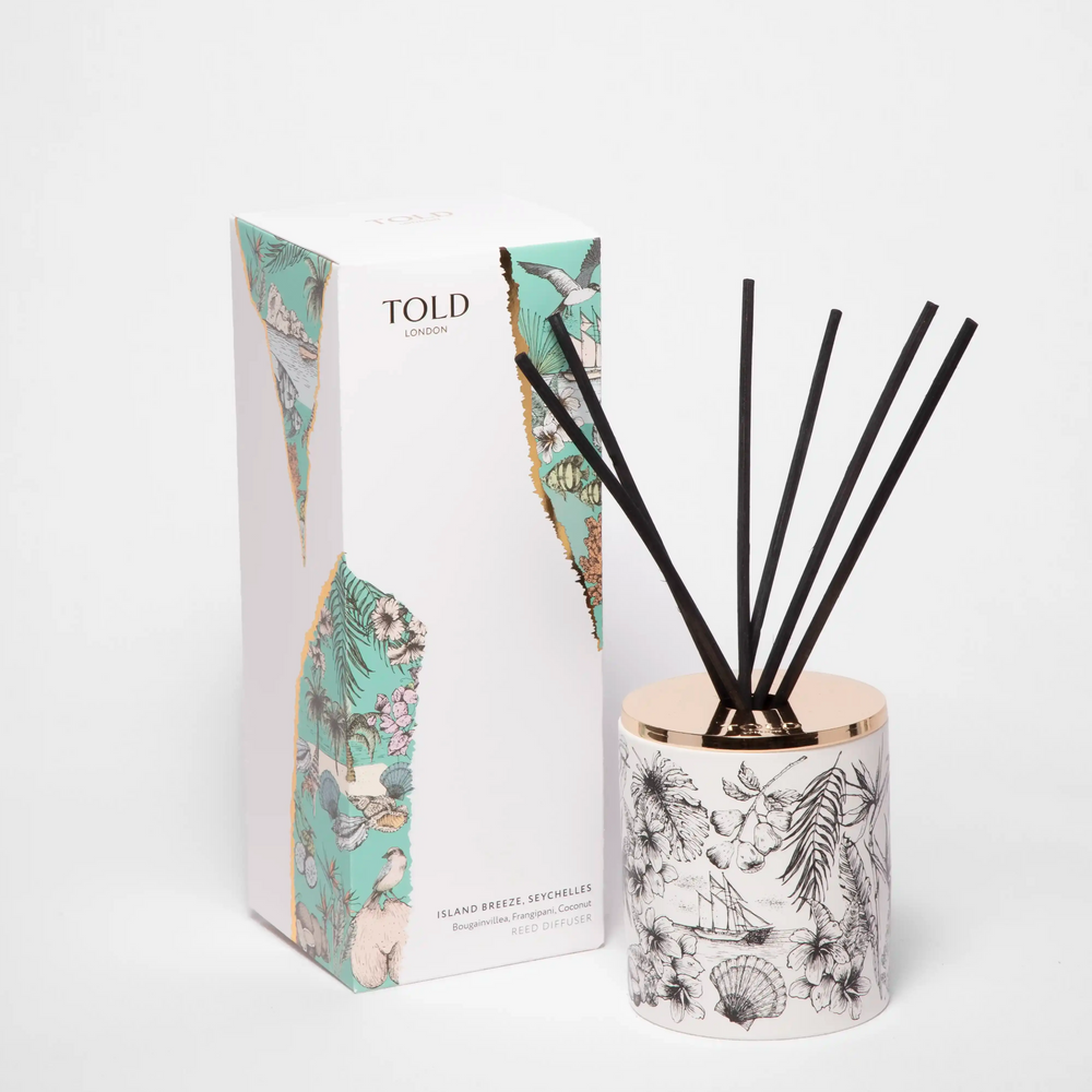 Island Breeze, Seychelles Diffuser, 200ml Told London