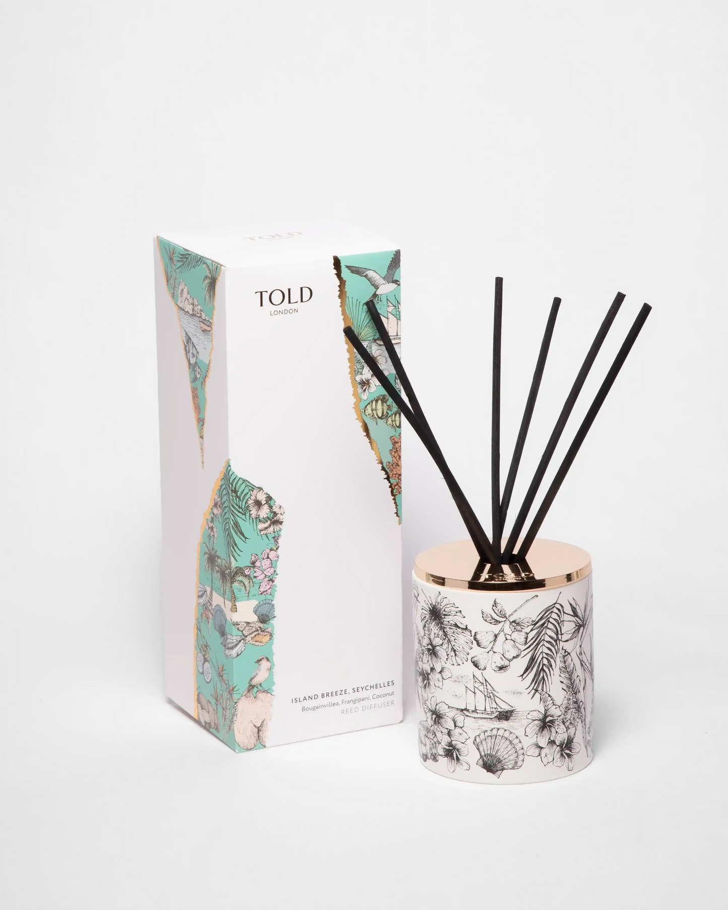 Island Breeze, Seychelles Diffuser, 200ml Told London