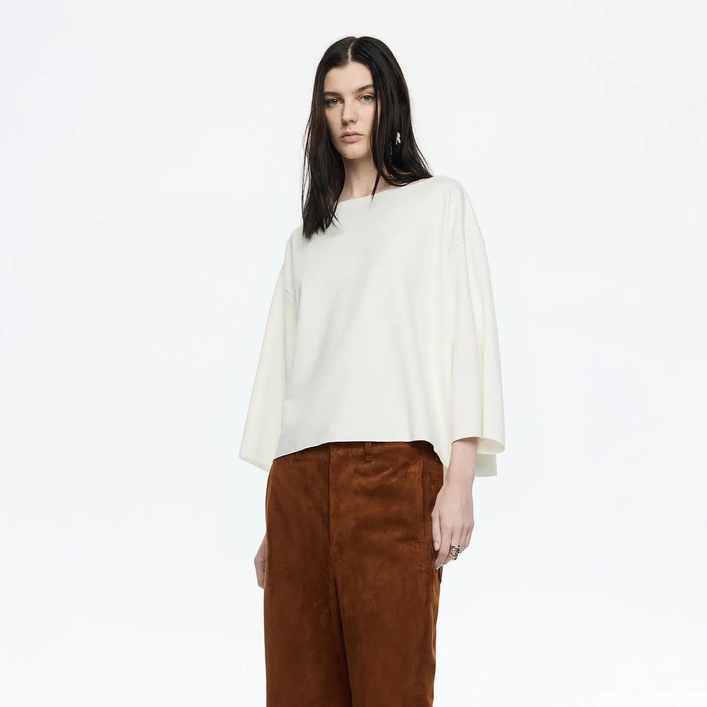 Ivory ponte di roma boxy T-shirt Bimba y Lola UK