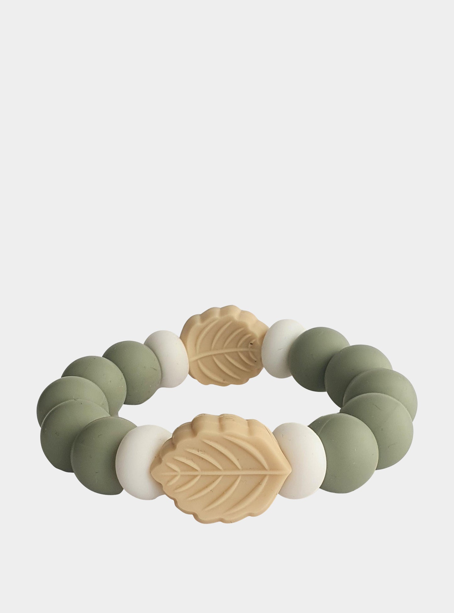 Chewies&more - Silicone Teething Bangle - Cool Leaf Chewies&more