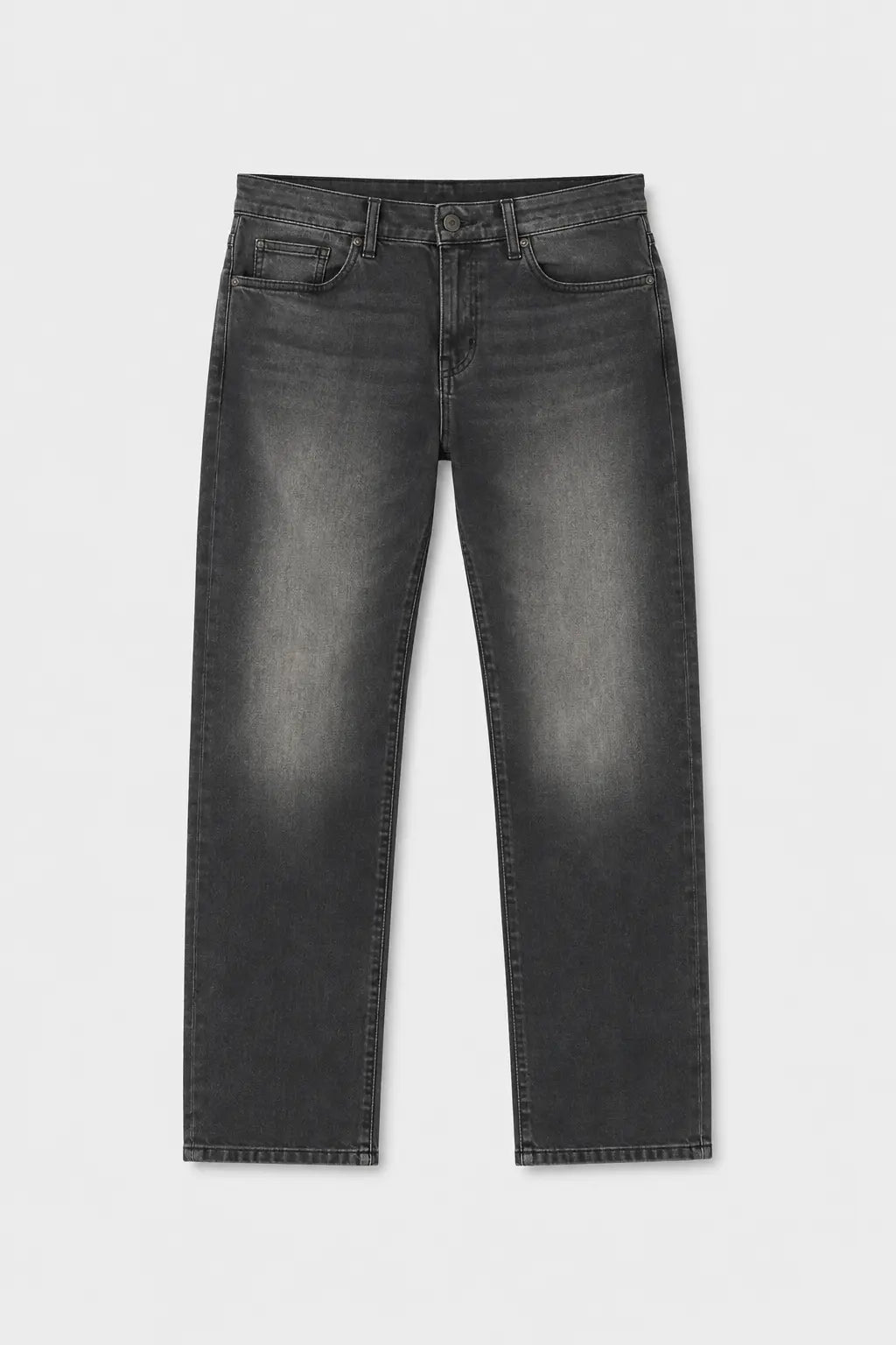 Janstar Straight Leg Jeans Black Wash Duck and Cover
