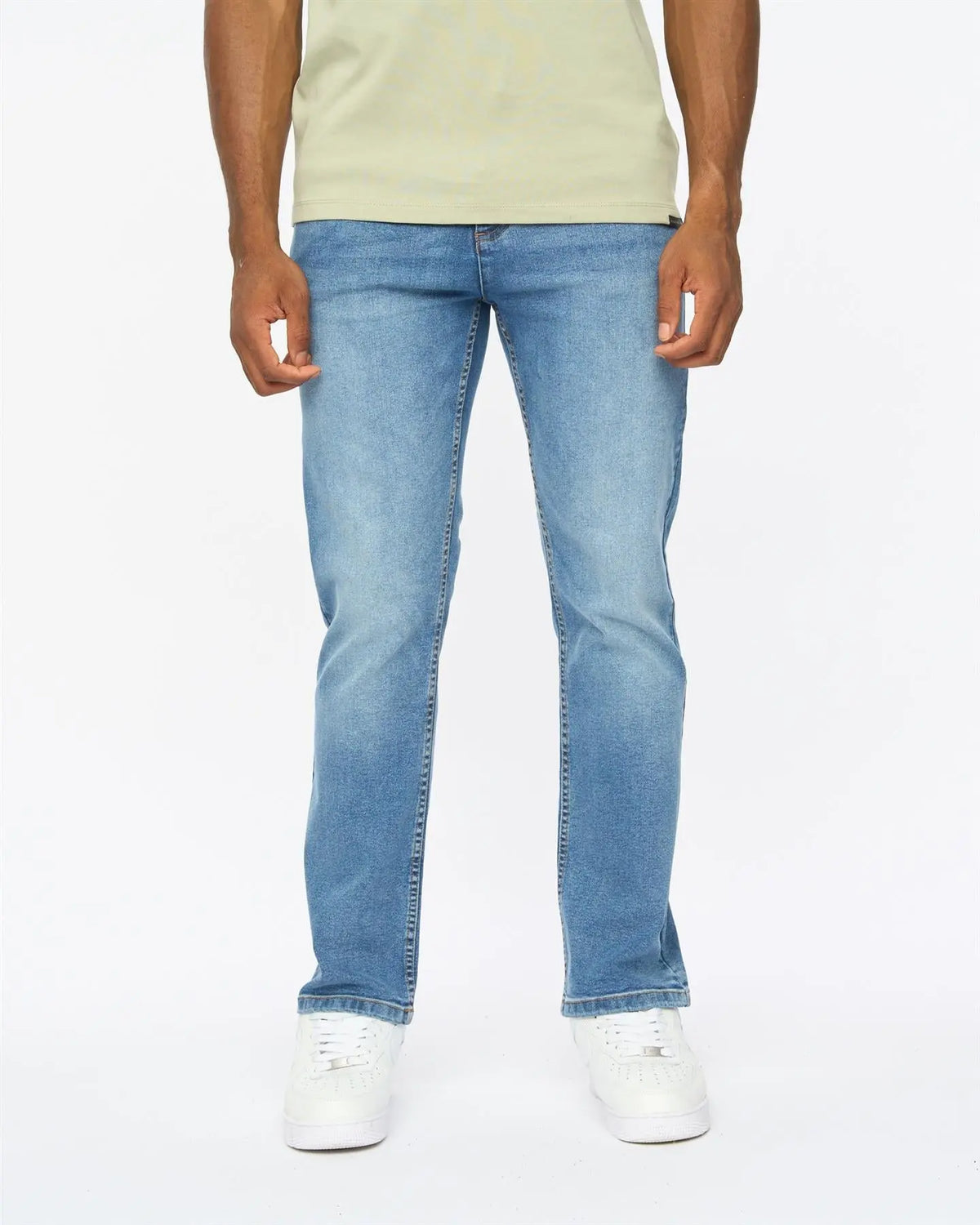 Janstar Straight Leg Jeans Stone Wash Duck and Cover