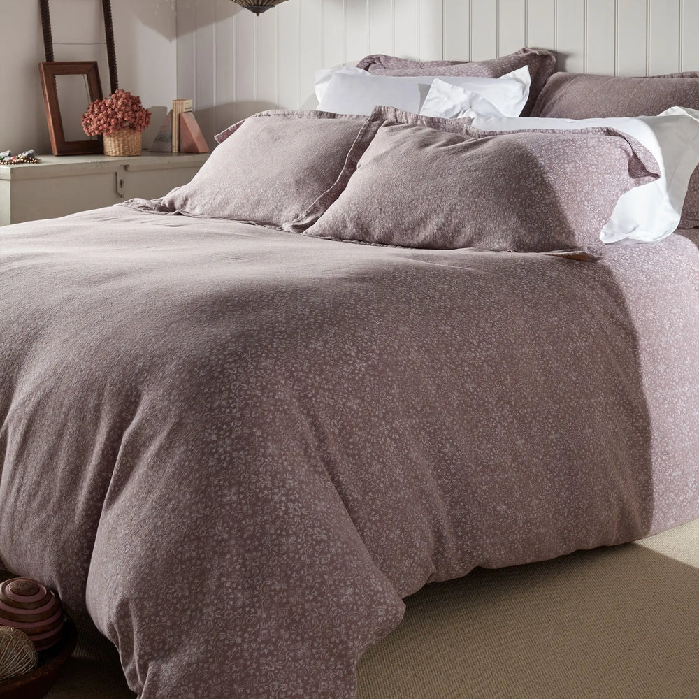 Jasmine Floral Jacquard 100% Cotton Duvet Cover The Secret Linen Store