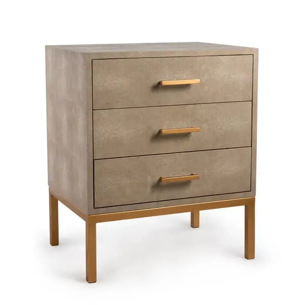 Jasper Bedside Table Cream, Side Chest, Cream Andrew Martin