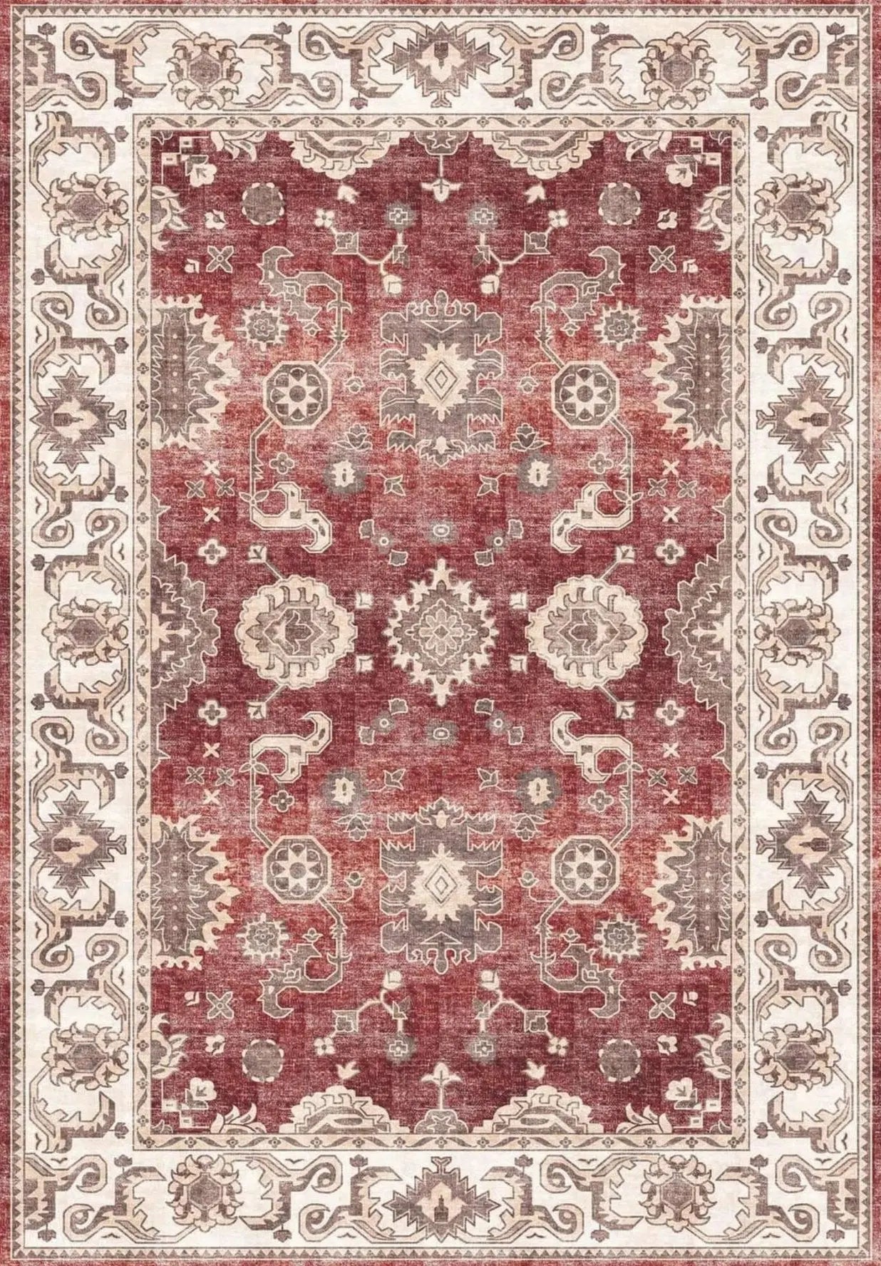Jasru Vintage Washable Rug The Rugs