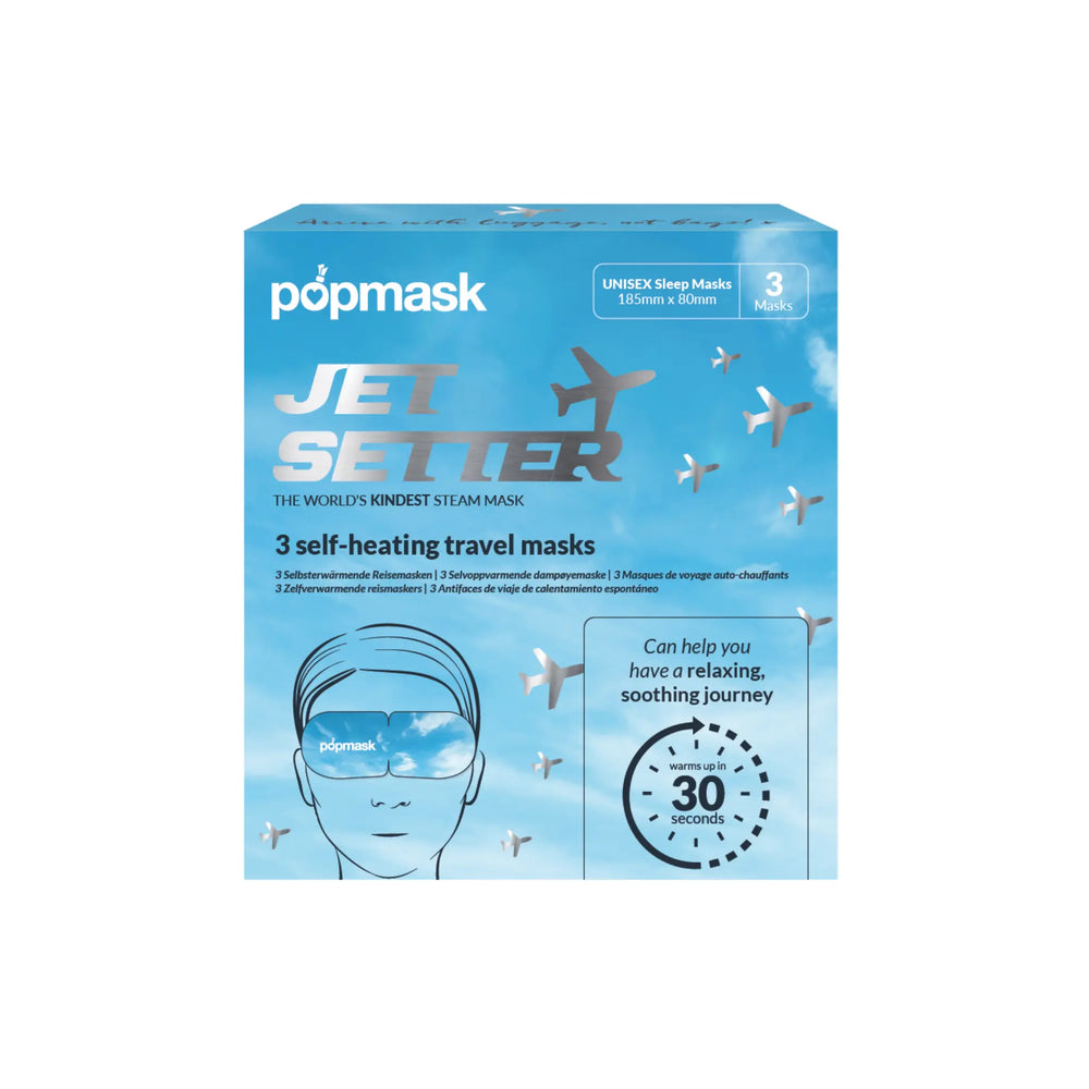 Jet Setter Jasmine Scented Self-Warming Eye Mask Popmask