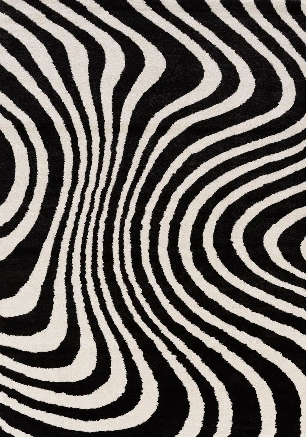 Joli Striped Black & White Rug The Rugs