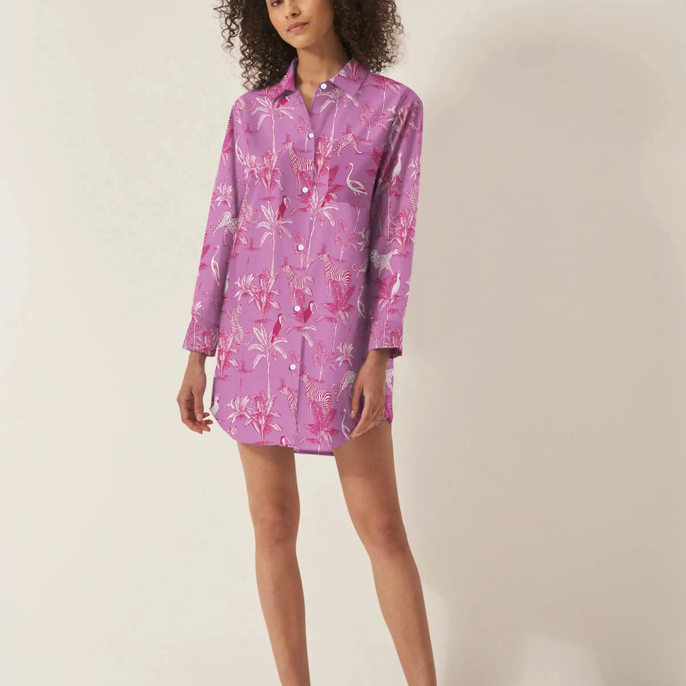 Jungle Women's Organic Cotton Nightshirt Myza