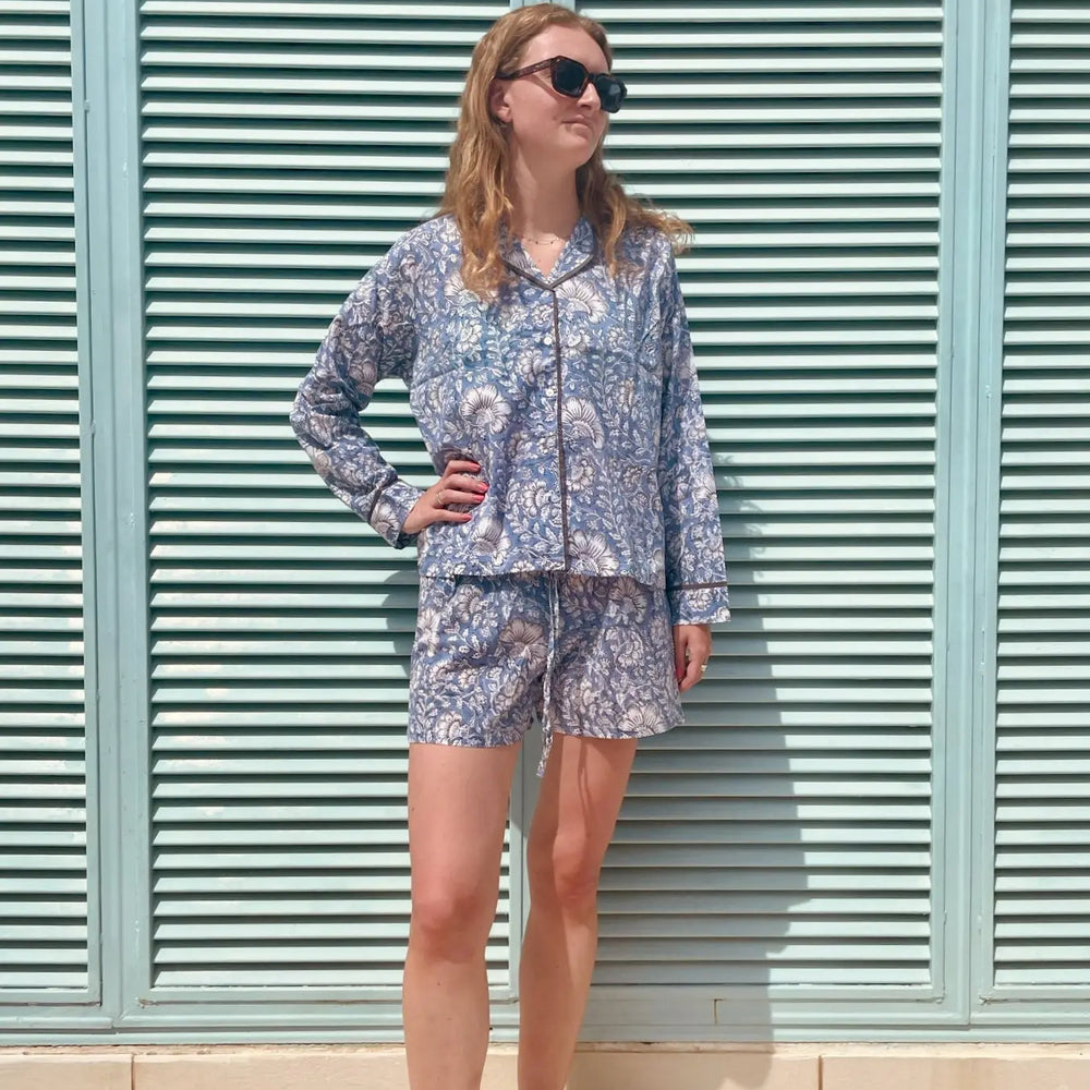Juniper Blue Women's Pyjama Short Set Madder & More