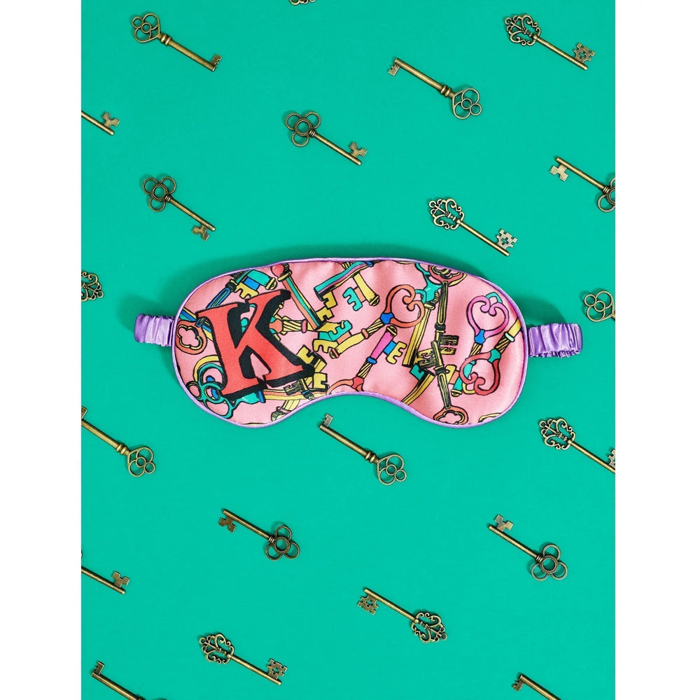 K for Keys Silk Eye Mask Jessica Russell Flint