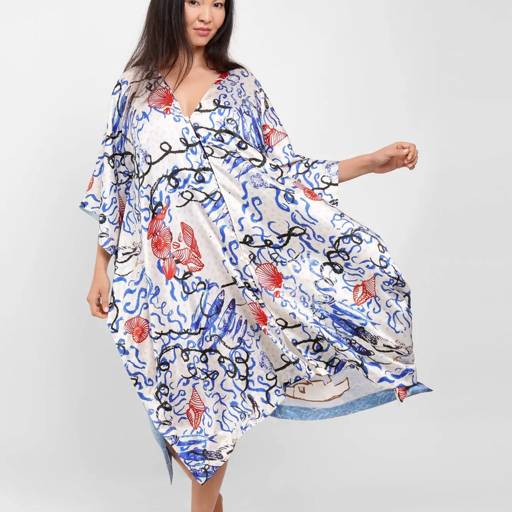 Kaftan Dress / "St Ives" Jessica Russell Flint