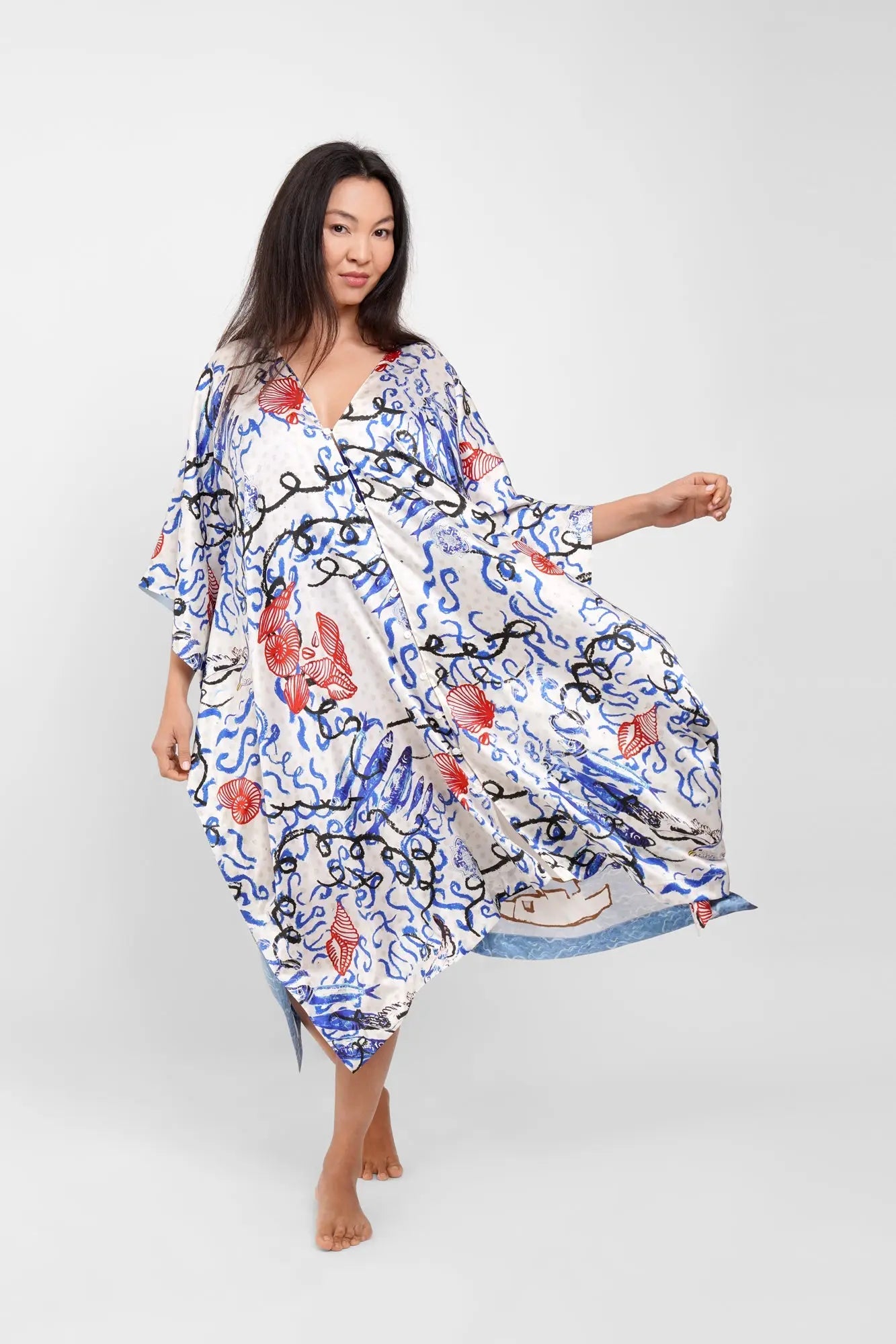 Kaftan Dress / "St Ives" Jessica Russell Flint