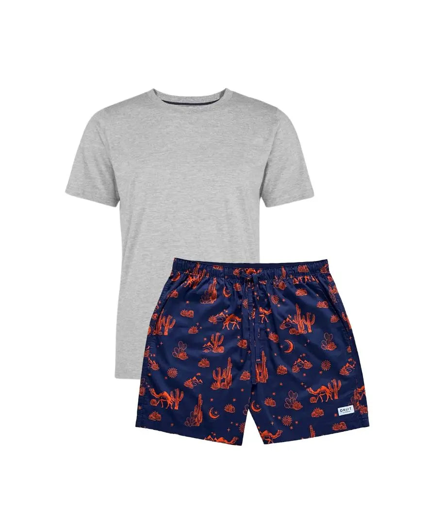 Kalahari Nights Pyjama Shorts Set Drift Sleepwear