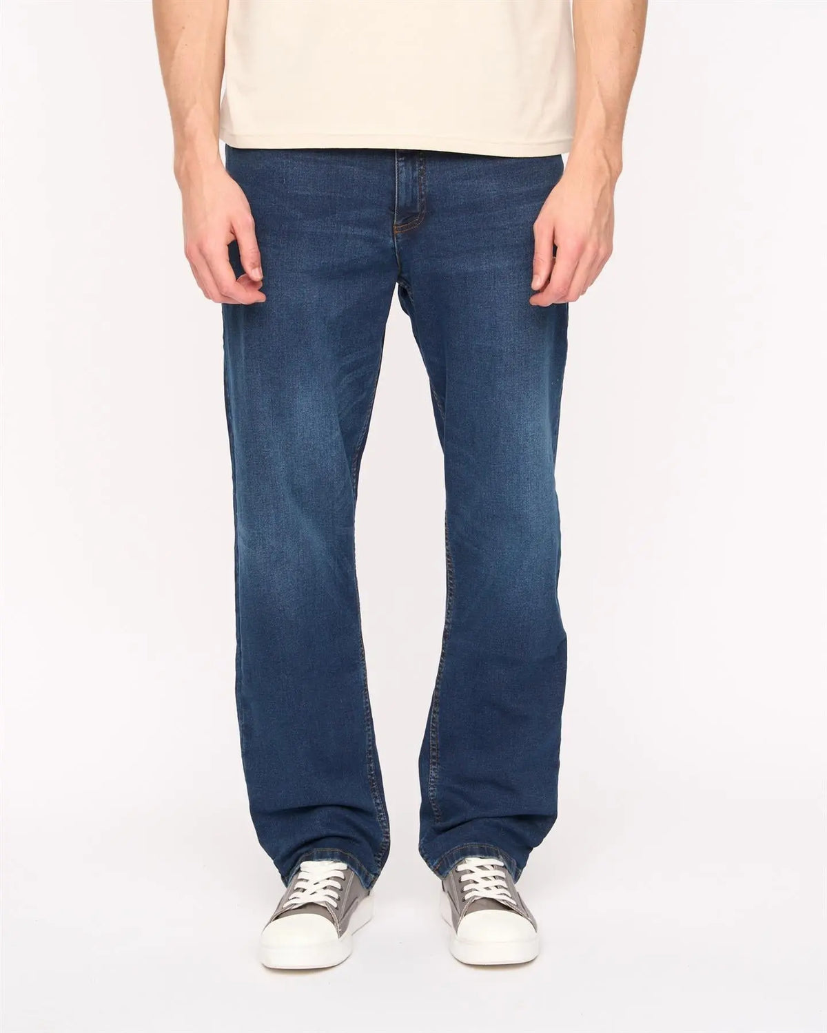 Kelvyn Relaxed Fit Jeans Dark Wash Duck and Cover