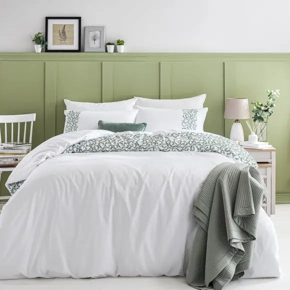 Kersey Embroidery Duvet Cover & Pillowcase Set Dunelm