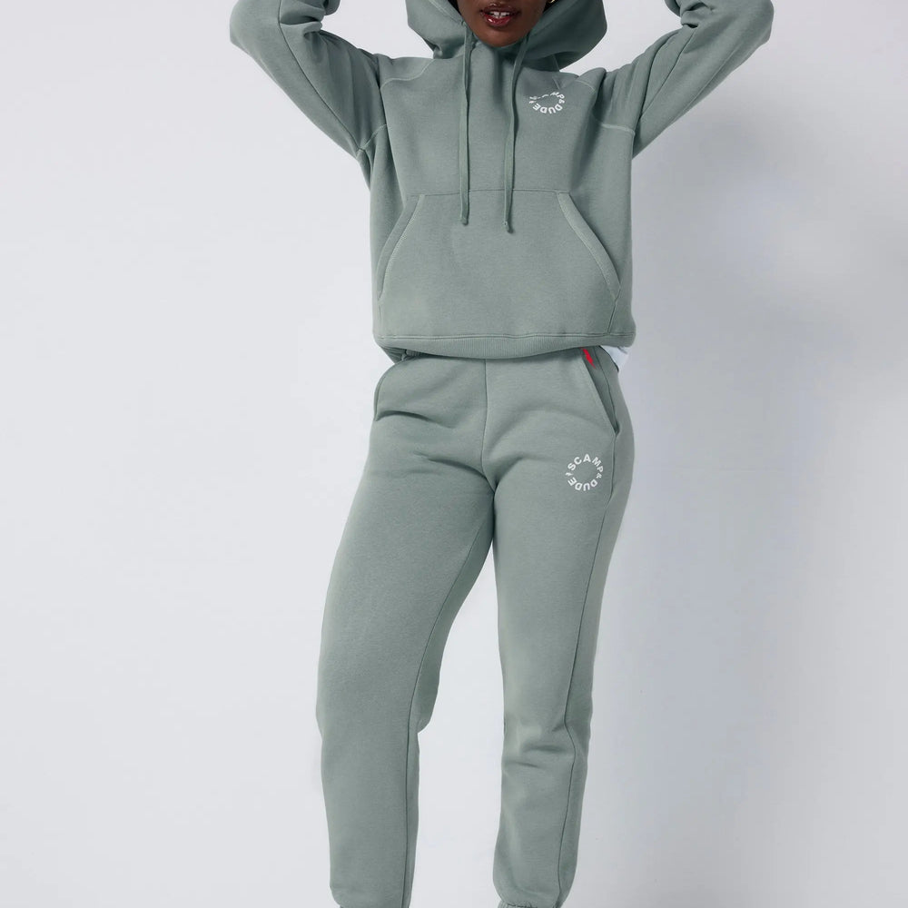 Khaki Scamp & Dude Logo Joggers Scamp & Dude