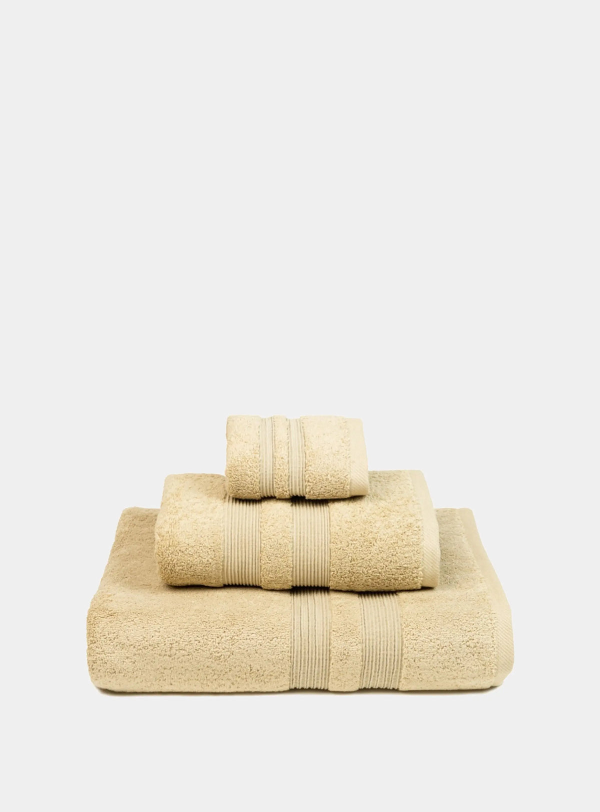 Khaki green Elegance Bath Towels Torres Novas UK