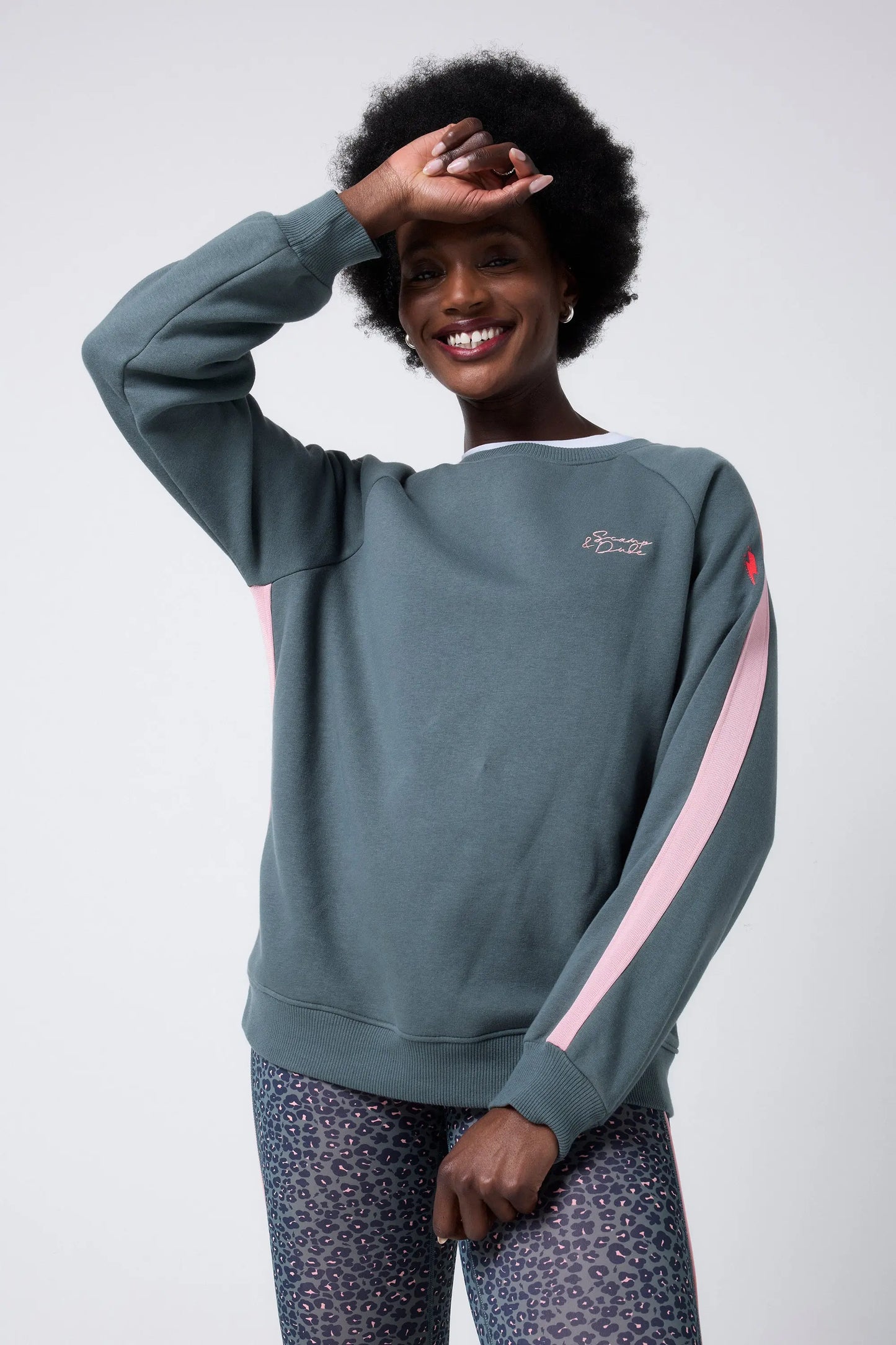 Colourblock Relaxed Sweatshirt Scamp & Dude