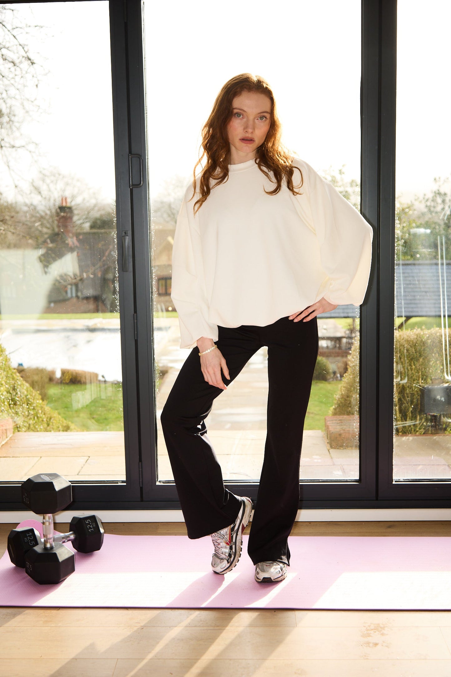 Black Soft Hi-Stretch Kick Flare Leggings MAMU Dream