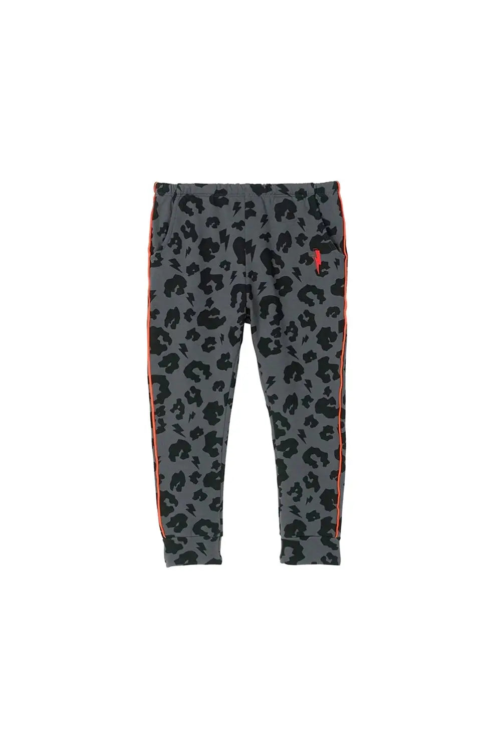 Kids Grey Leopard Joggers Scamp & Dude