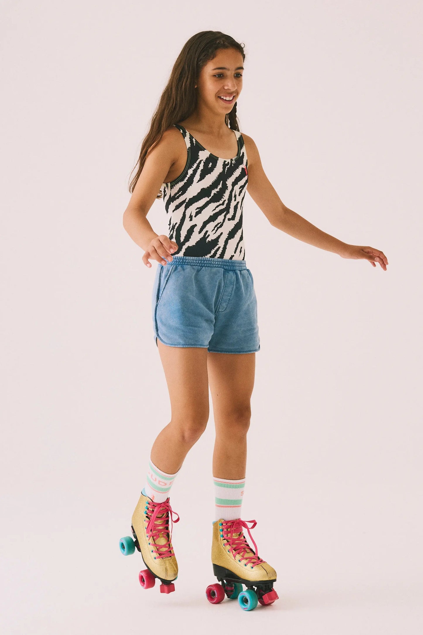 Kids Indigo Washed Shorts Scamp & Dude