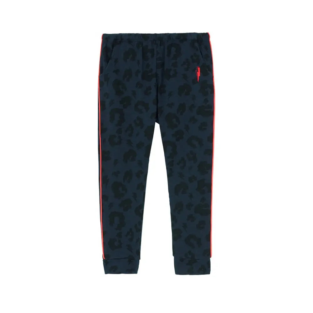 Kids Navy Leopard Joggers Scamp & Dude