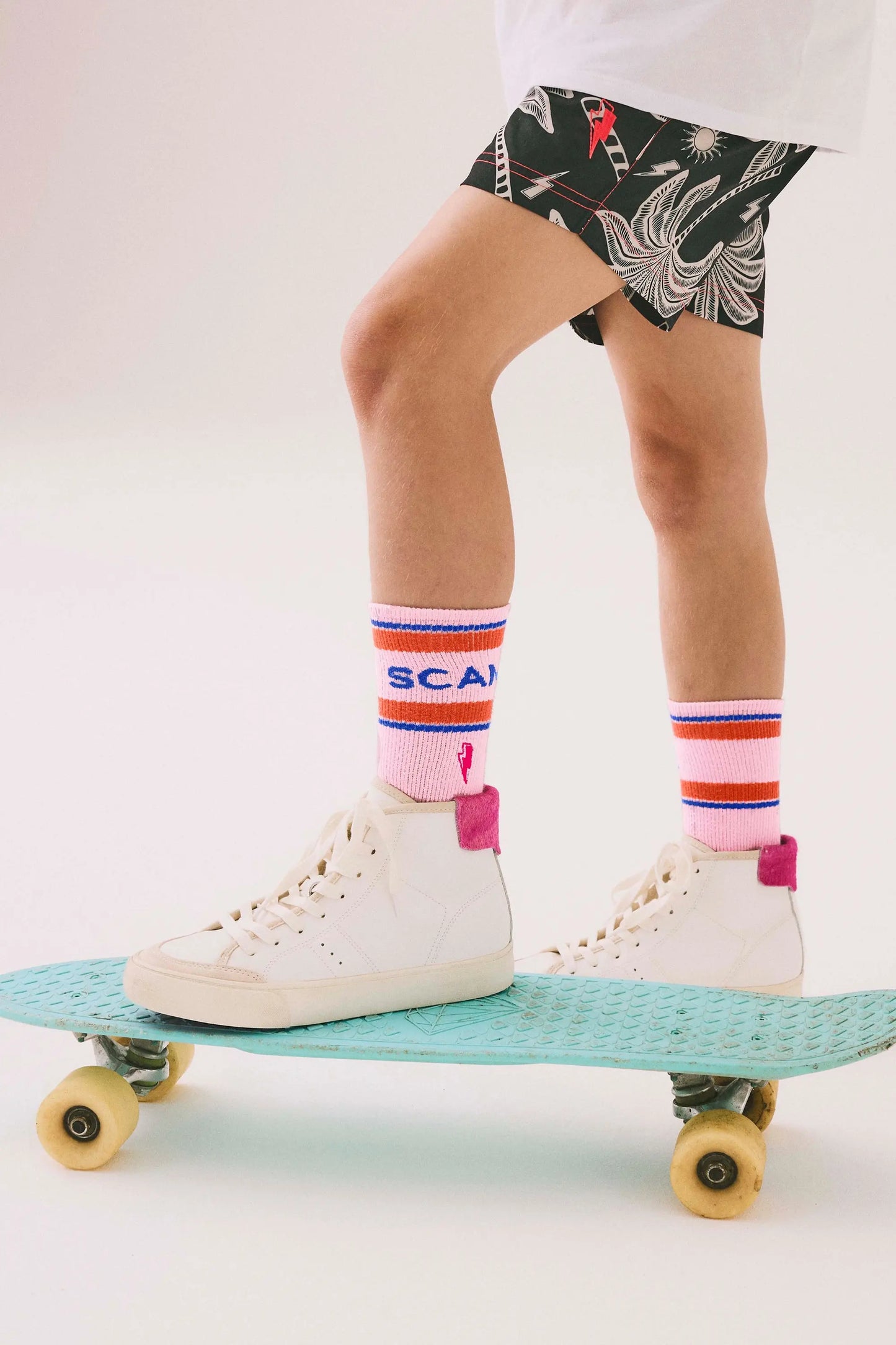 Kids Pink Sport Socks Scamp & Dude
